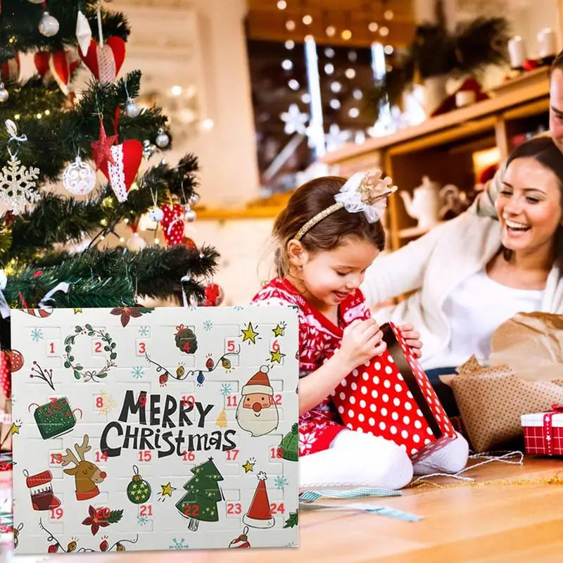 Kit Berloques com Calendário - Contagem Regressiva de 24 Dias para o Natal