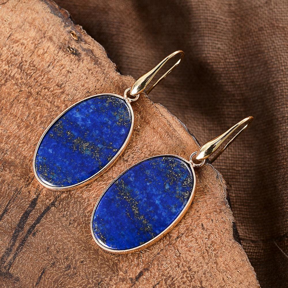 Artesanal - Brincos Intense Lapis Lazuli - Purità Joias