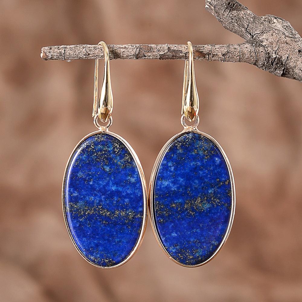 Artesanal - Brincos Intense Lapis Lazuli - Purità Joias