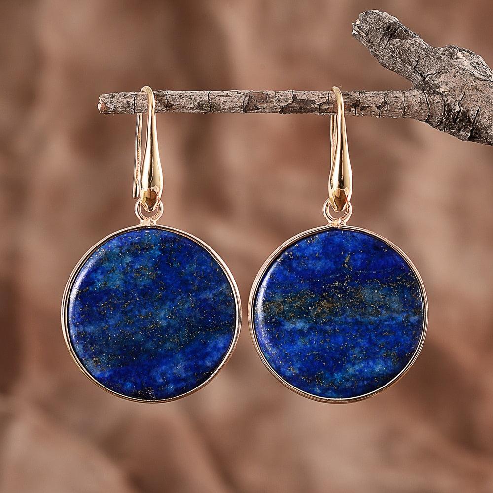 Artesanal - Brincos Intense Lapis Lazuli - Purità Joias