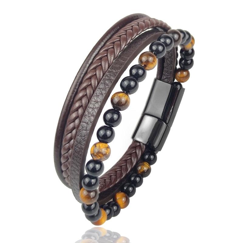 Pulseira de Couro - Boho - Purità Joias